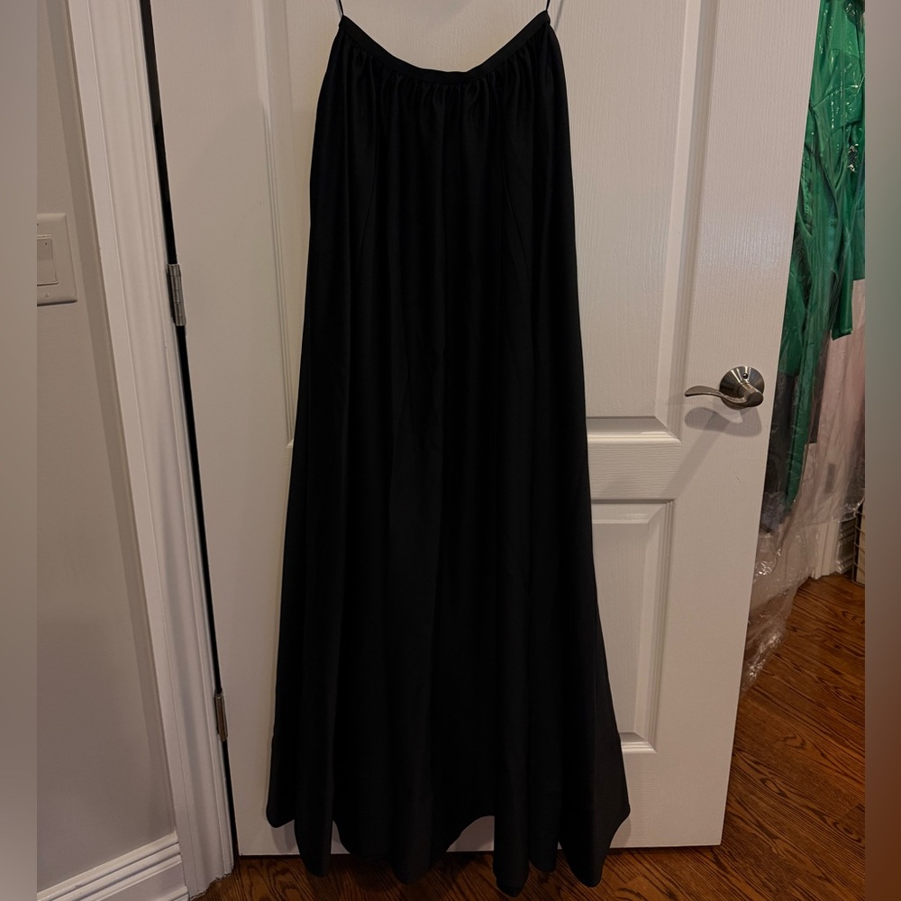 NWT Sau Lee Black Maxi Gown Skirt